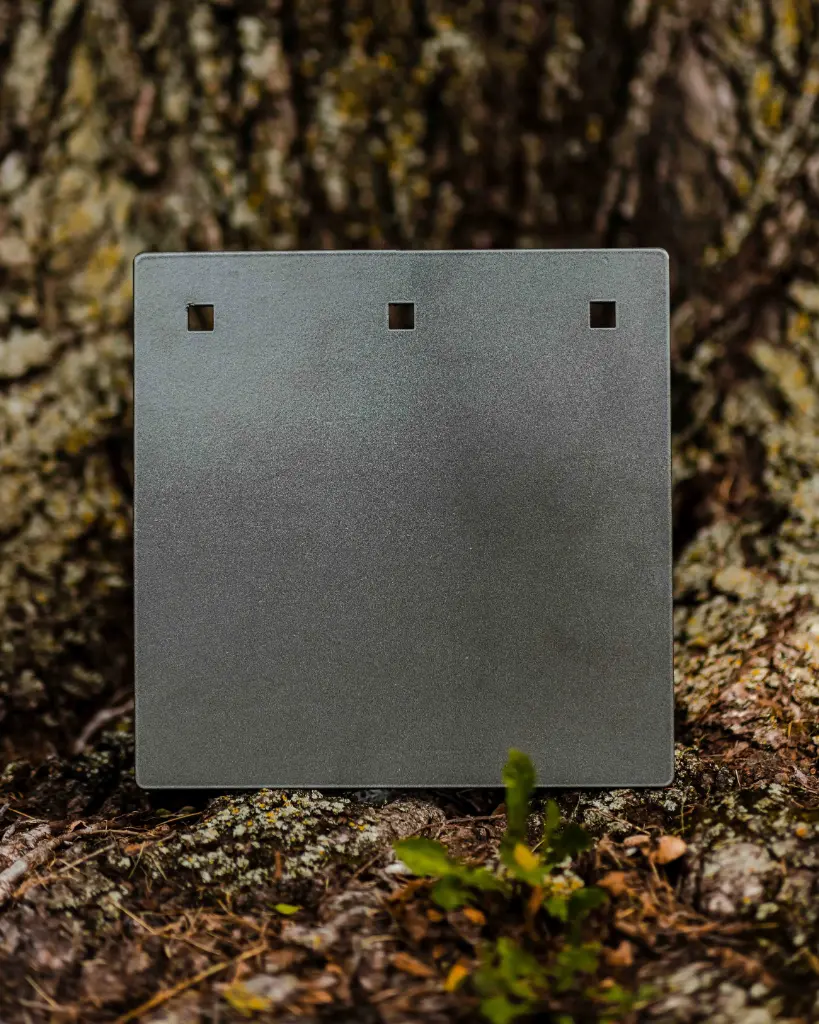12″ Square AR500 Gong - Large AR500 Target | TA Targets